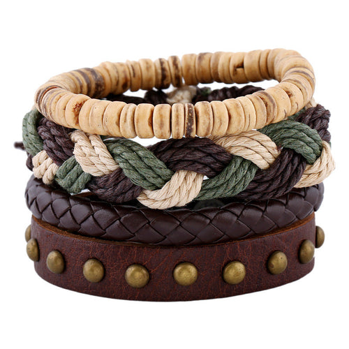 Retro Style Leather Bracelets