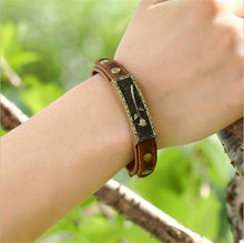 Rose Leather Bracelet